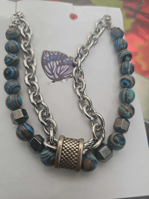 📿 Pulseira Maré Azul