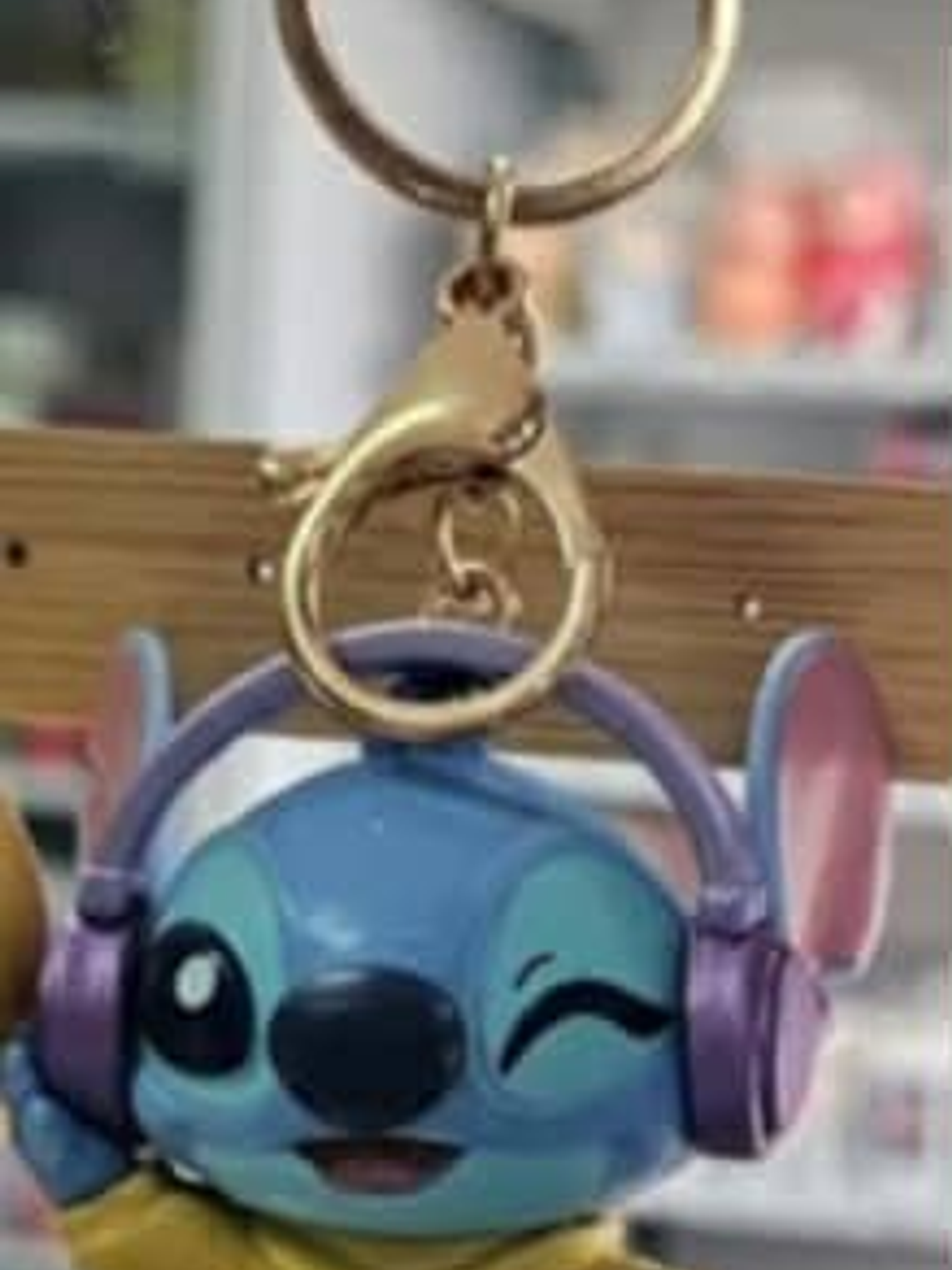 Chaveiro Stitch com Fones de Ouvido 1