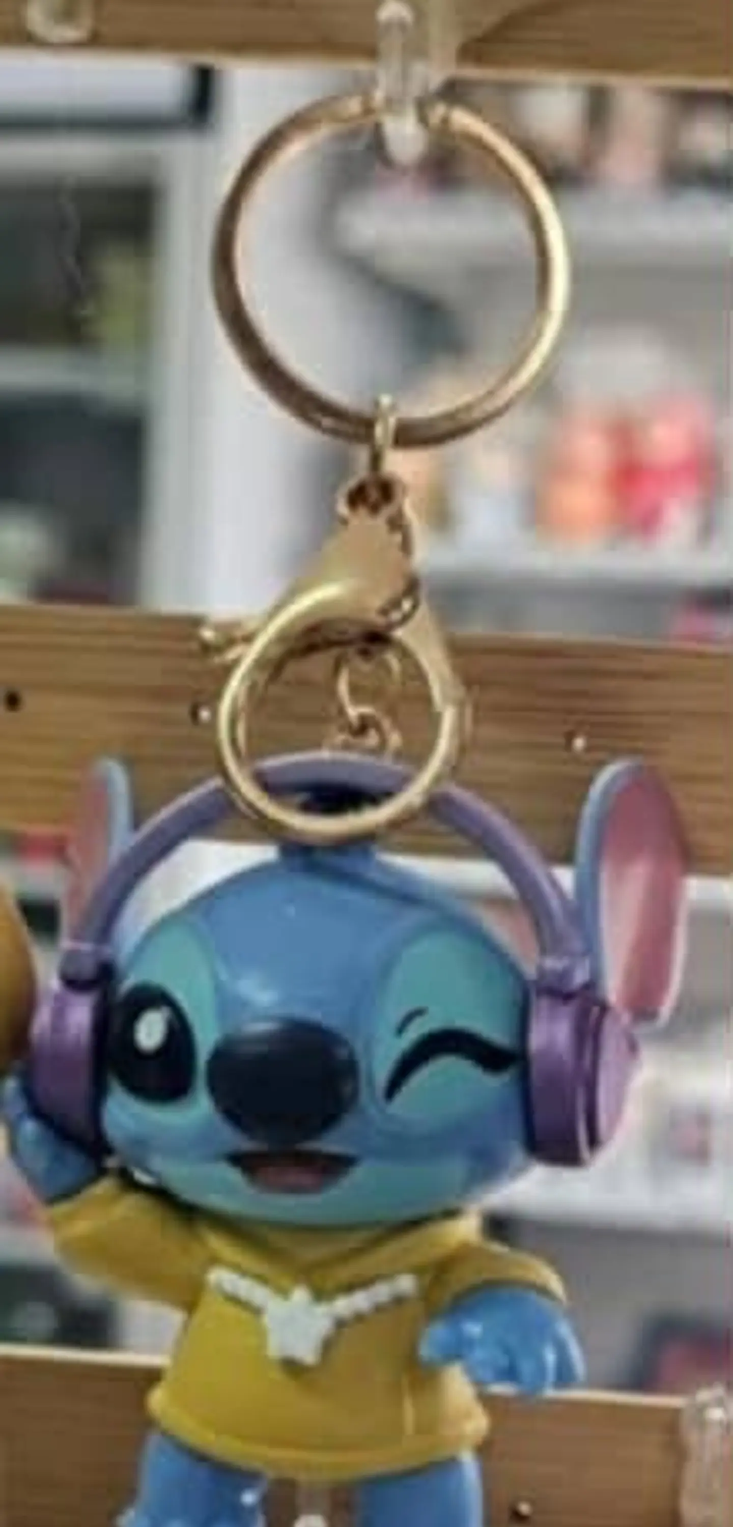 Chaveiro Stitch com Fones de Ouvido 1