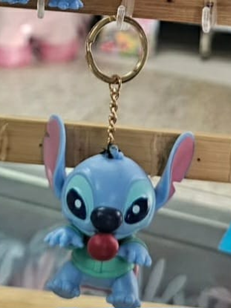 Chaveiro Stitch com Bolinha Vermelha 1