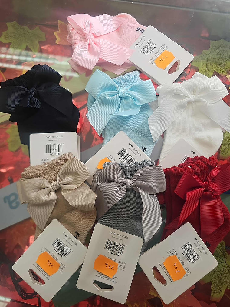 🧦✨ Meias com Laço – puro encanto e conforto! 1