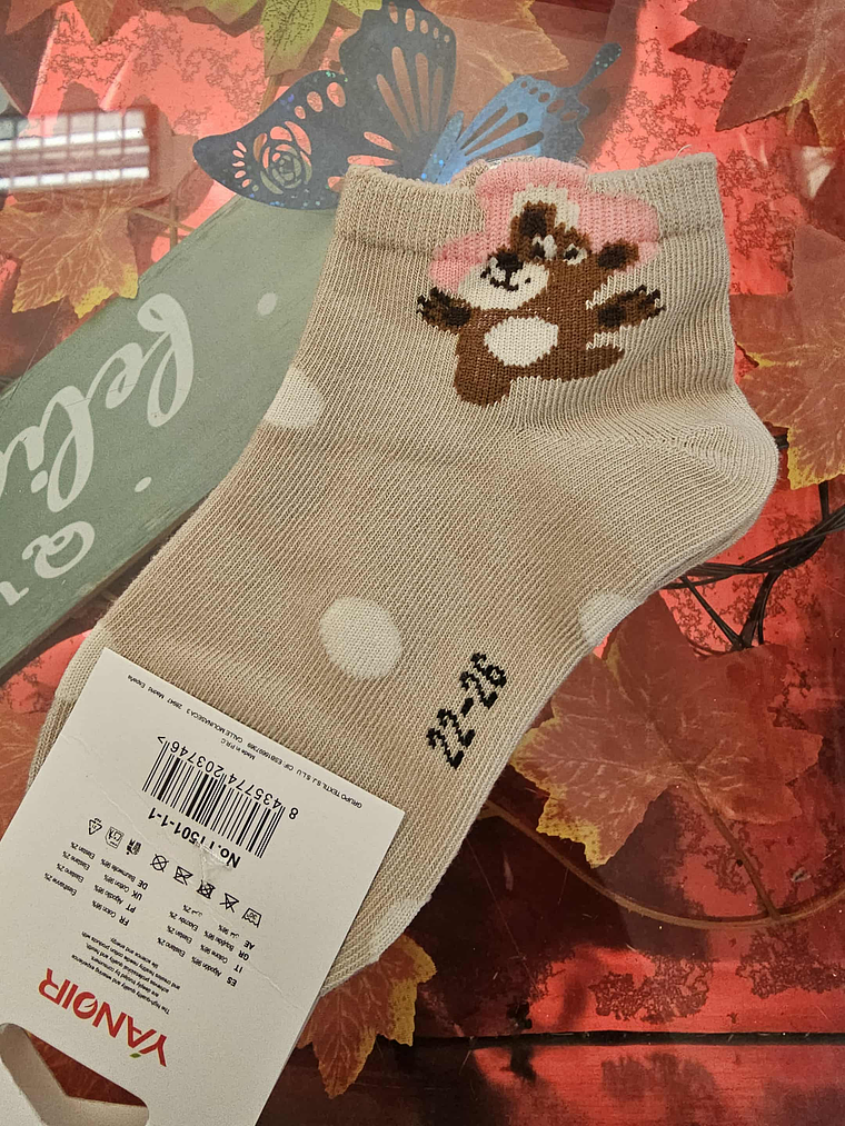 🧦🐻 Meias Infantis com Desenhos – conforto e diversão nos pezinhos! 4