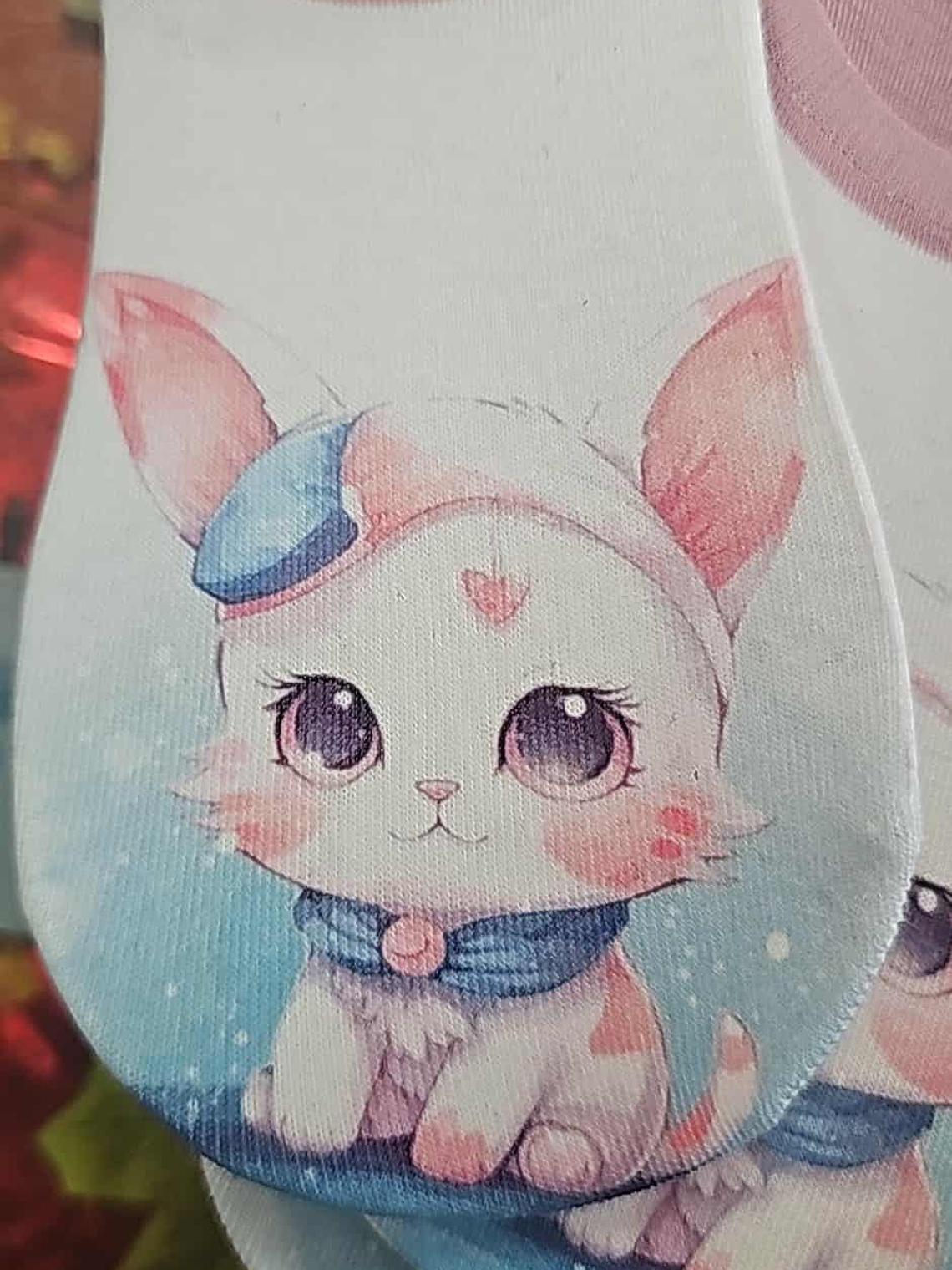 🐱💖 Meias com Estampas de Gatinhos – conforto e fofura 2