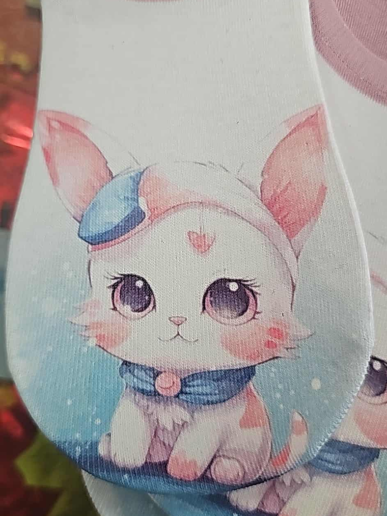 🐱💖 Meias com Estampas de Gatinhos – conforto e fofura 2