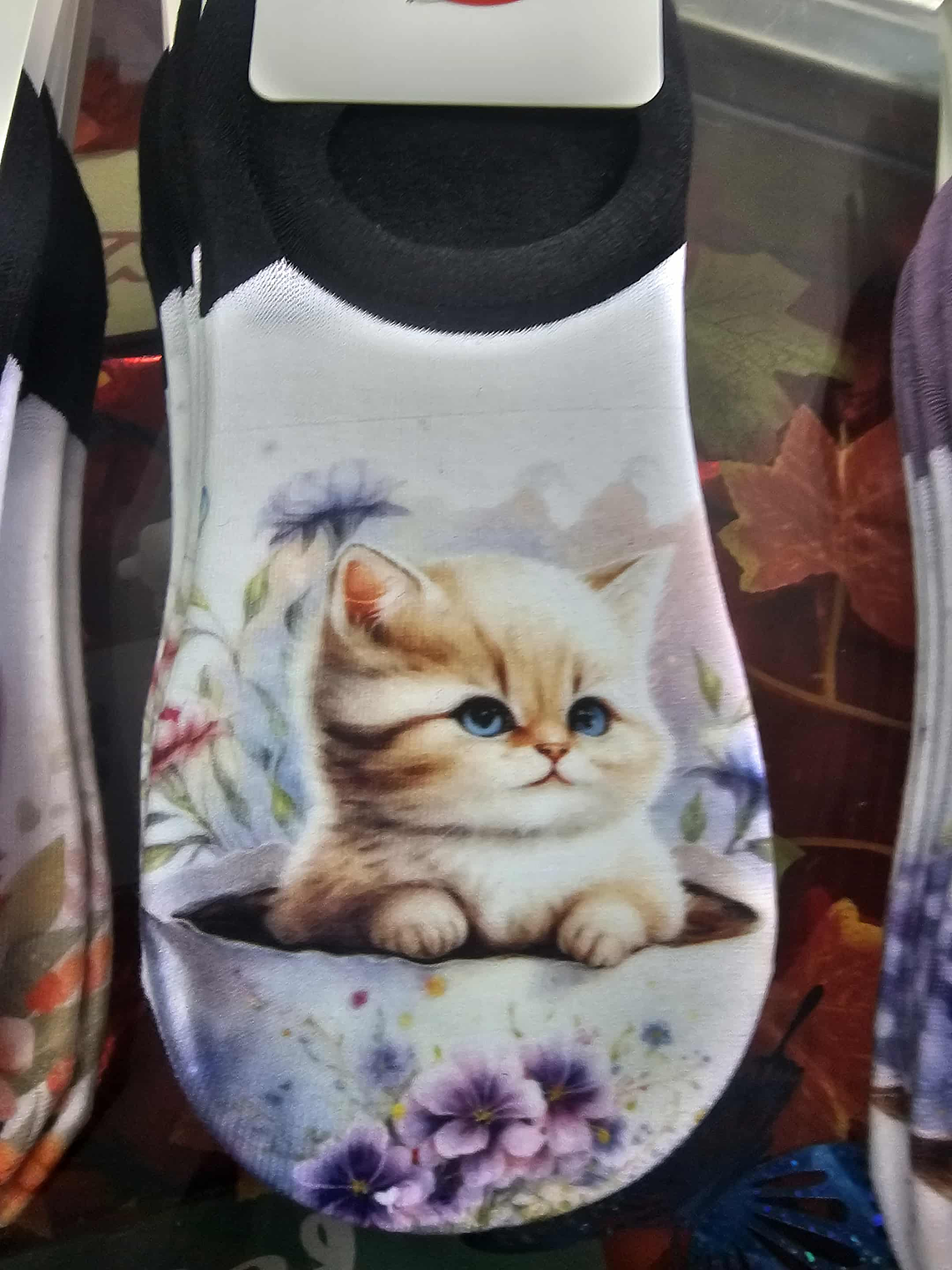 🐱💖 Meias com Estampas de Gatinhos – conforto e fofura 3