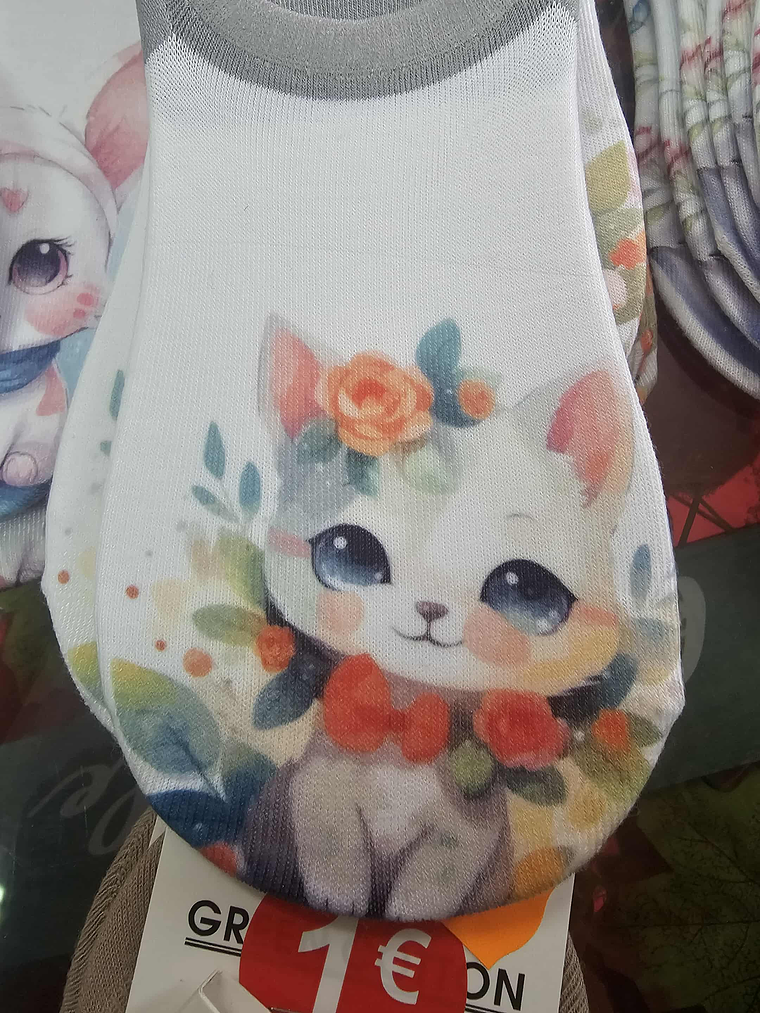 🐱💖 Meias com Estampas de Gatinhos – conforto e fofura 7