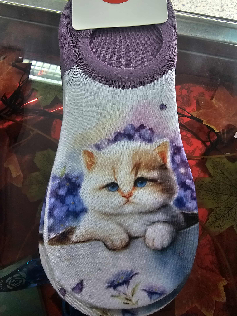 🐱💖 Meias com Estampas de Gatinhos – conforto e fofura 10