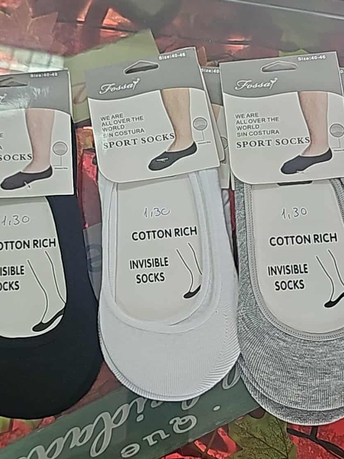 ⚪⚫ Meias Invisíveis Sport – conforto e discrição para o dia a dia! 1