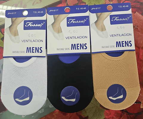🧦 Meias Invisíveis Masculinas – Ventilação e Conforto Total!