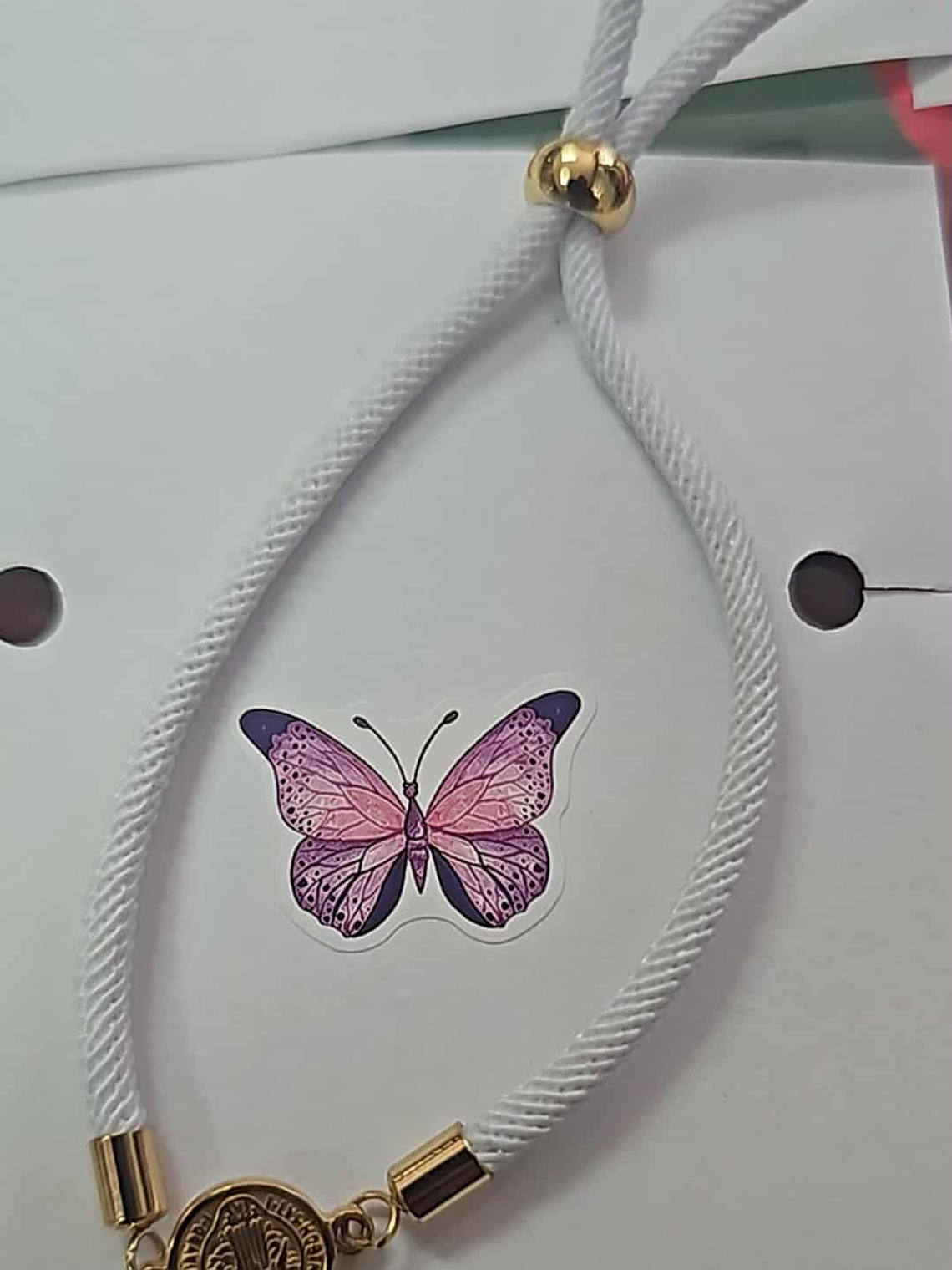 ✨ Pulseira Fio Colorido com Medalhinha Dourada ✨ 3