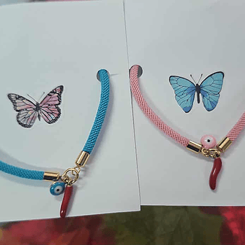 🧿 Pulseiras da Sorte com Olho Grego e Pimenta 🔥