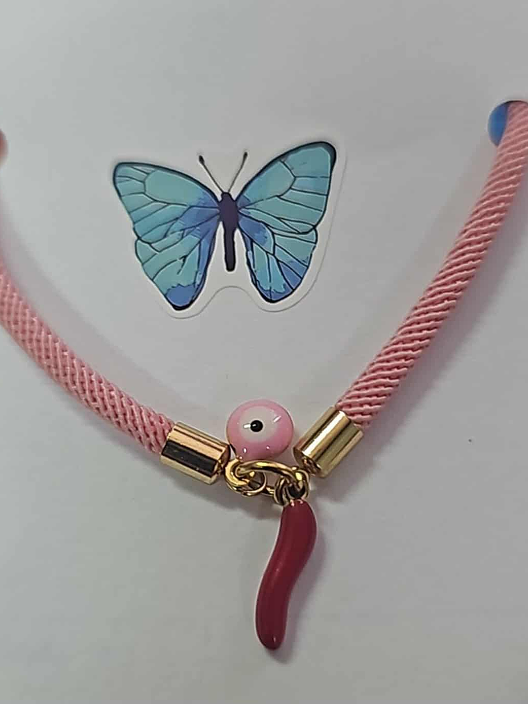 🧿 Pulseiras da Sorte com Olho Grego e Pimenta 🔥 3