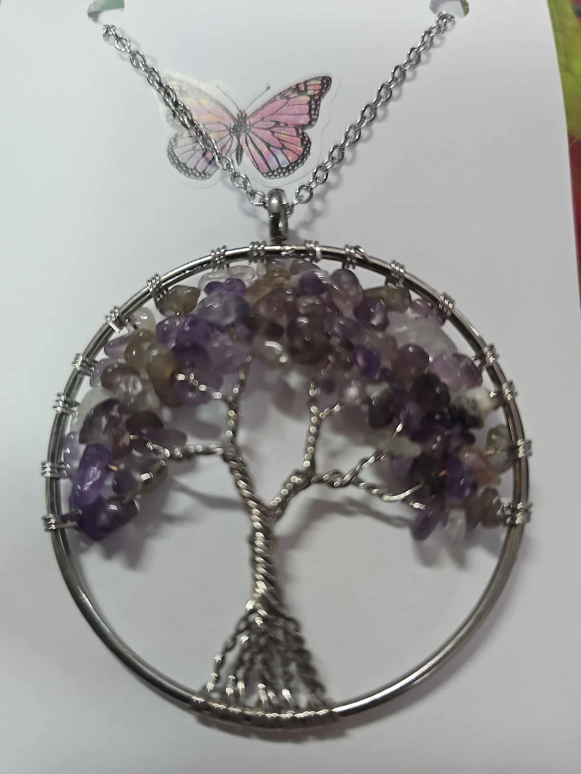  💜🌙 Colar Árvore da Vida com Ametista – Serenidade, Proteção e Sabedoria 🌙💜 1