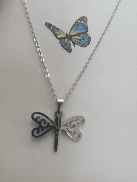 ✨🖤 Fio Libélula Prateada – Harmonia e Clareza Interior 🪶