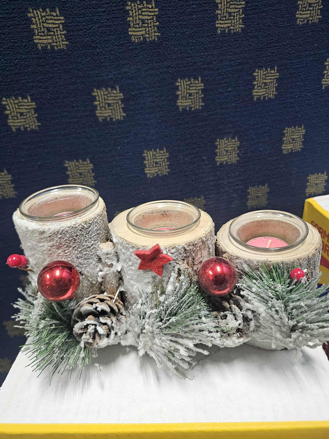 ✨ Centro de Mesa Natalino com Velas  ✨ 1