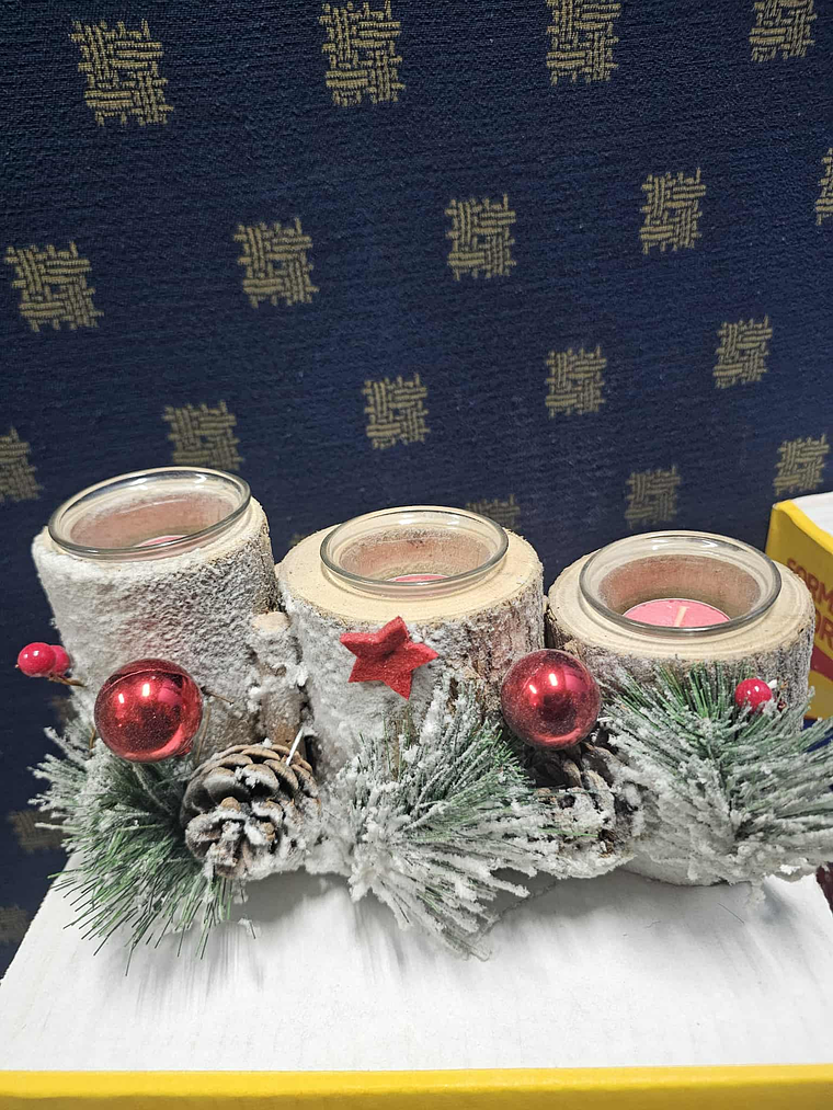 ✨ Centro de Mesa Natalino com Velas  ✨ 1