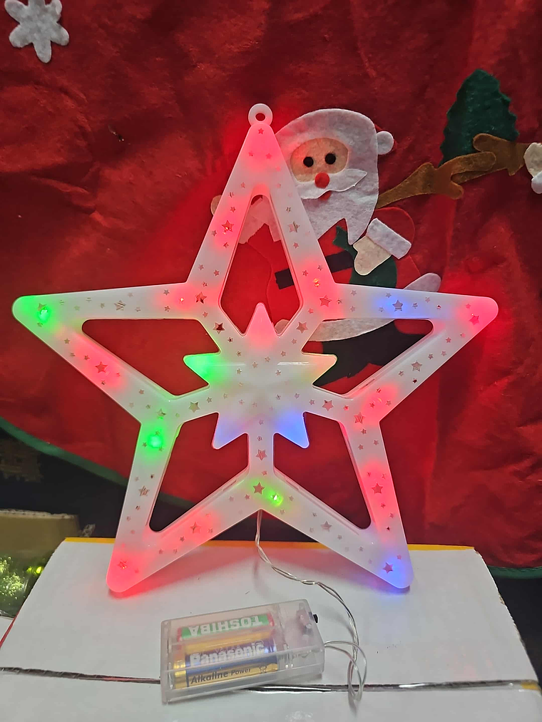 🌟✨ Estrela Luminoso LED Multicolor  1