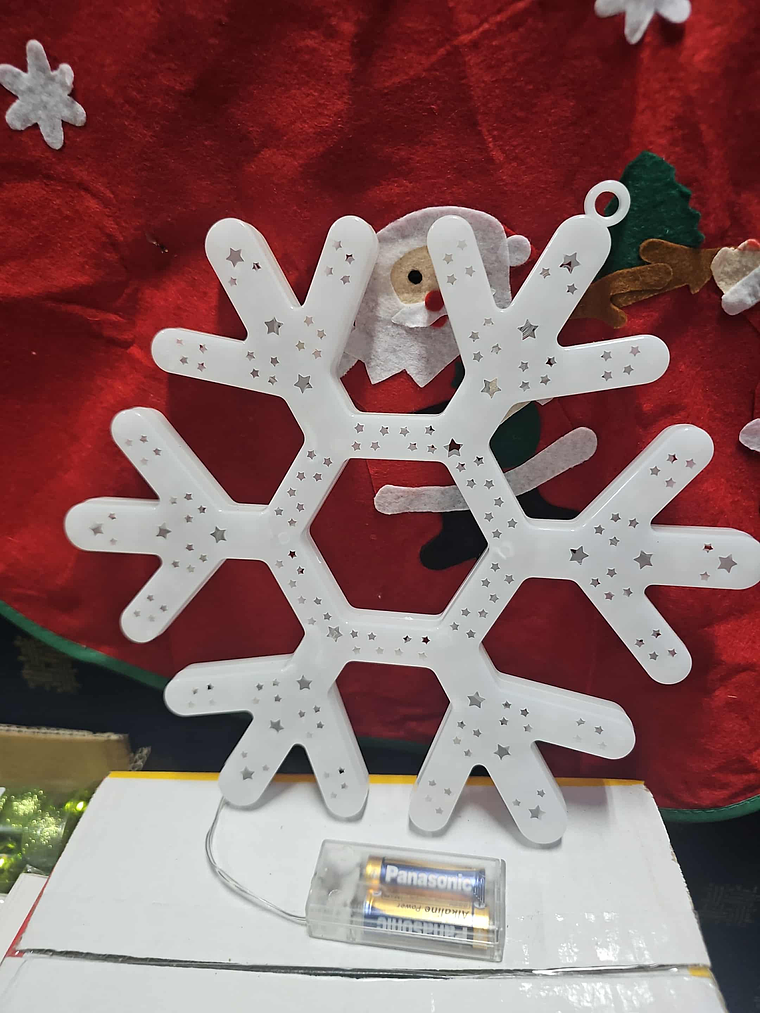 ❄️✨ Floco de Neve Luminoso LED  2