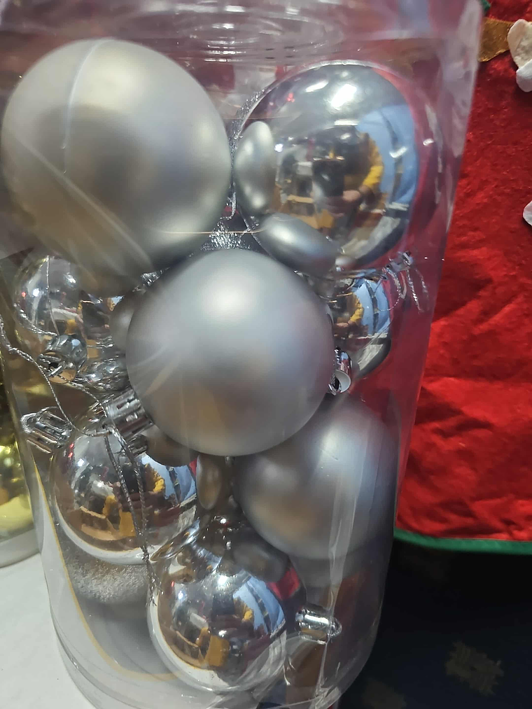 🎄✨ Pack de Bolas de Natal Grandes  2