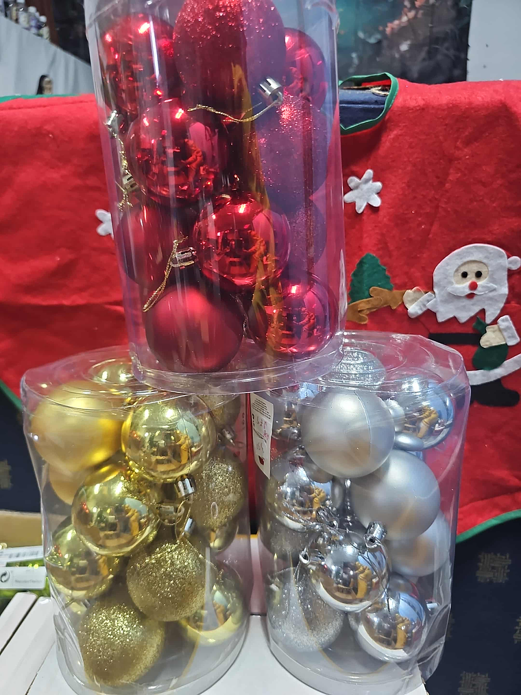 🎄✨ Pack de Bolas de Natal Grandes  1