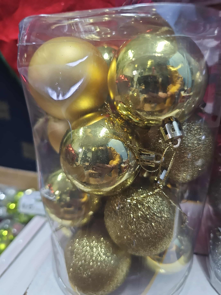 🎄✨ Pack de Bolas de Natal Grandes  3