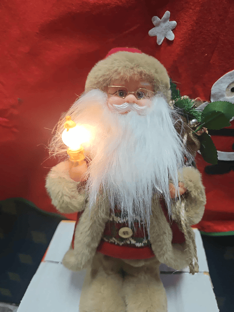 🎅 Pai Natal Dançante com Luz e Música ✨🎵