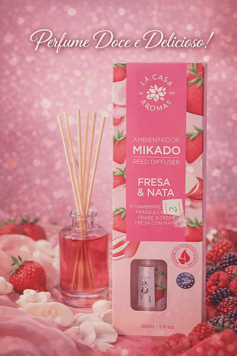 🌿 Difusores de Aroma Mikado – Perfume Natural para Seu Lar! 🏡