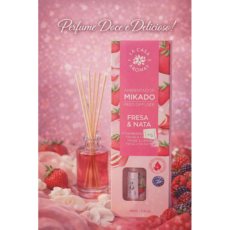 🌿 Difusores de Aroma Mikado – Perfume Natural para Seu Lar! 🏡