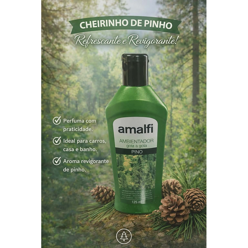 Ambientador Líquido Amalfi – Fragrâncias Gota a Gota (125ml)
