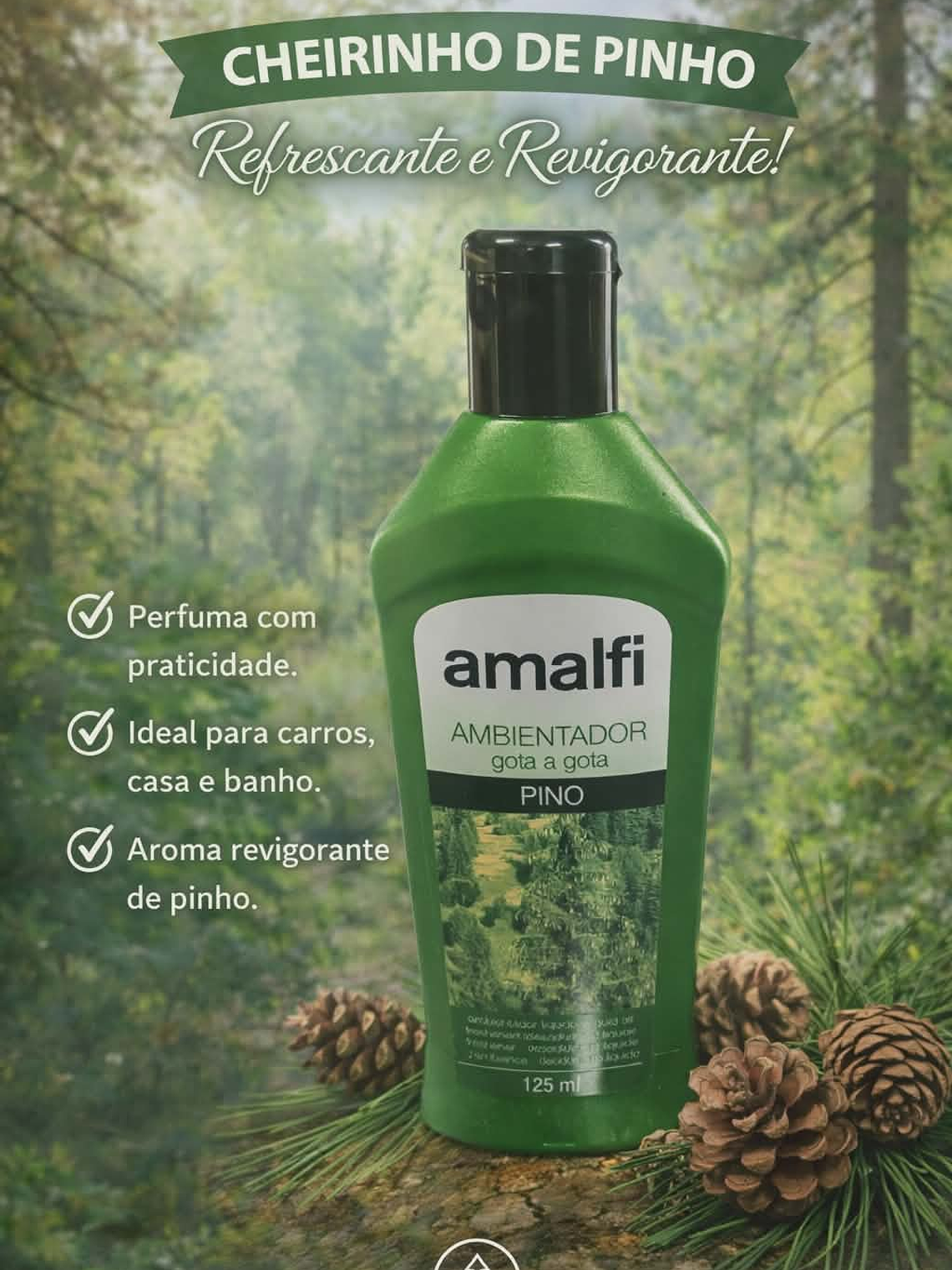 Ambientador Líquido Amalfi – Fragrâncias Gota a Gota (125ml) 1