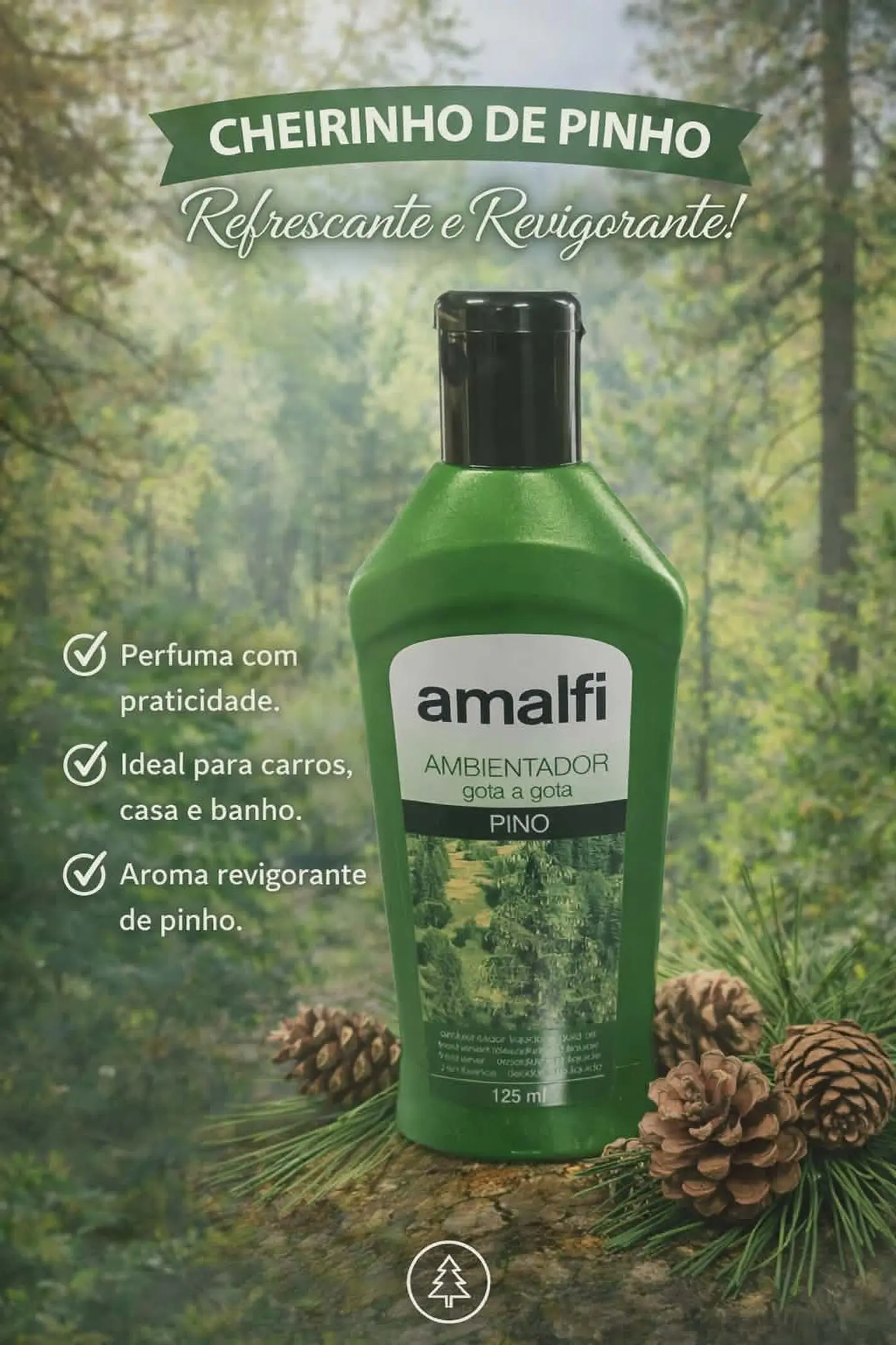 Ambientador Líquido Amalfi – Fragrâncias Gota a Gota (125ml) 1