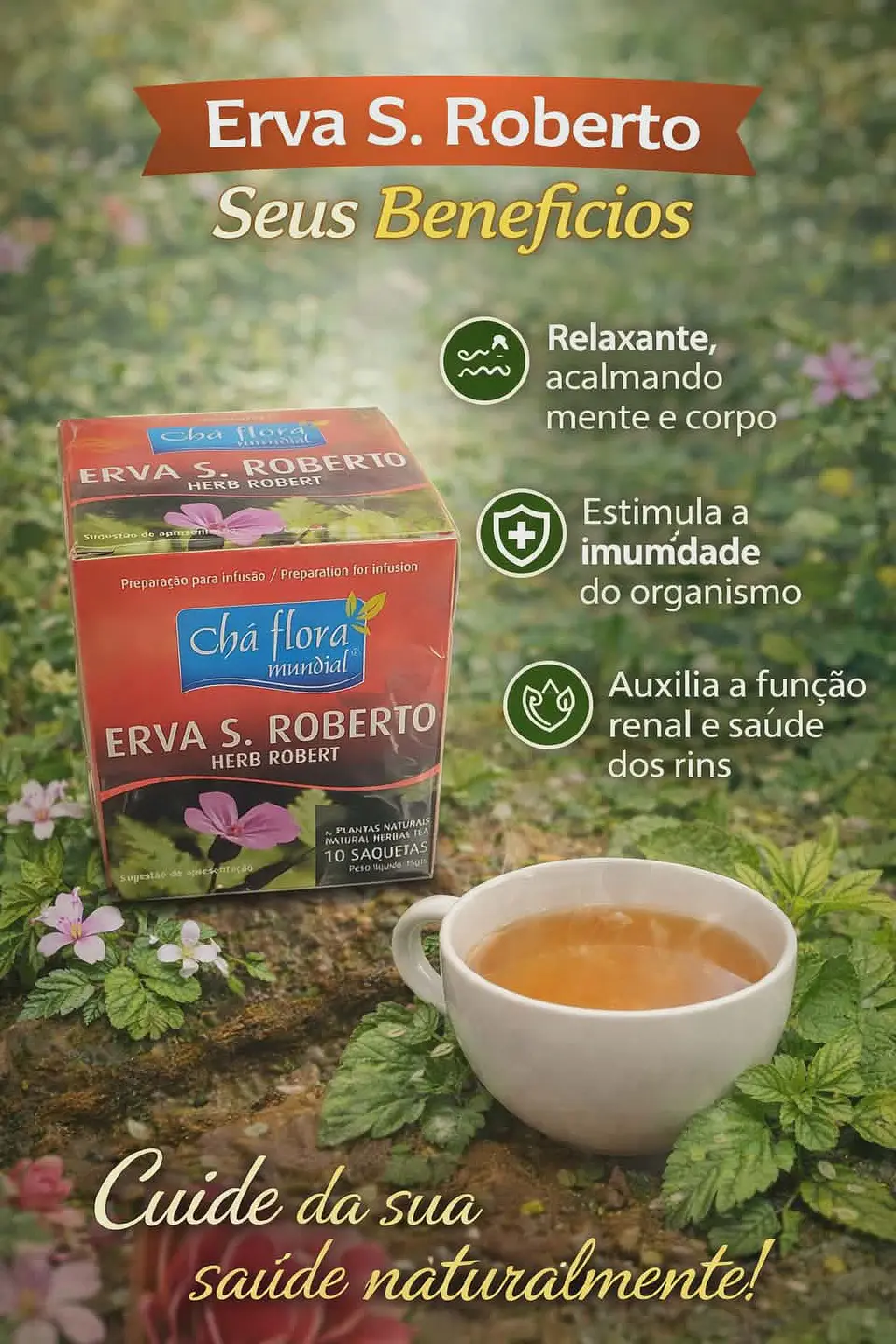 Chás de Ervas Naturais – Bem-Estar e Sabor da Natureza 13