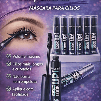 Máscara de Cílios 1001 Up – Volume Extremo e Alongamento Perfeito
