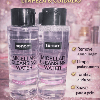 Água Micelar Cleansing Water – Limpeza Profunda e Suavidade