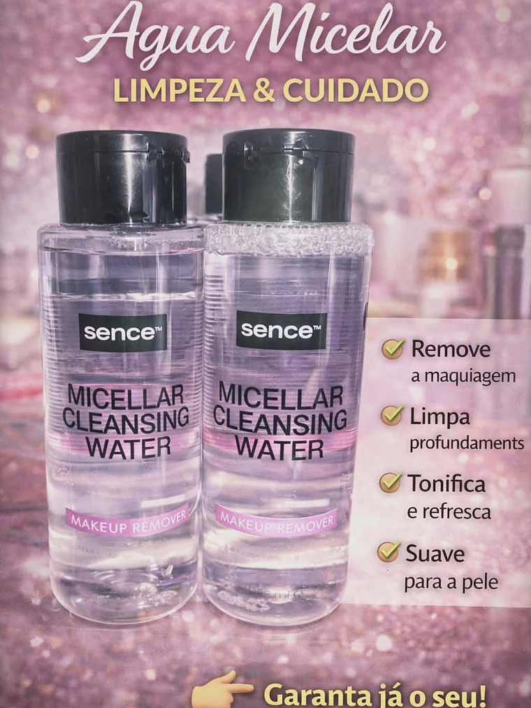 Água Micelar Cleansing Water – Limpeza Profunda e Suavidade 1