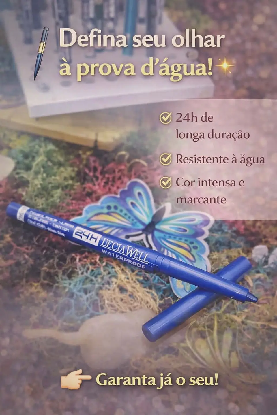 Lápis Delineador de Olhos Colorido – Precisão e Pigmentação Intensa 2