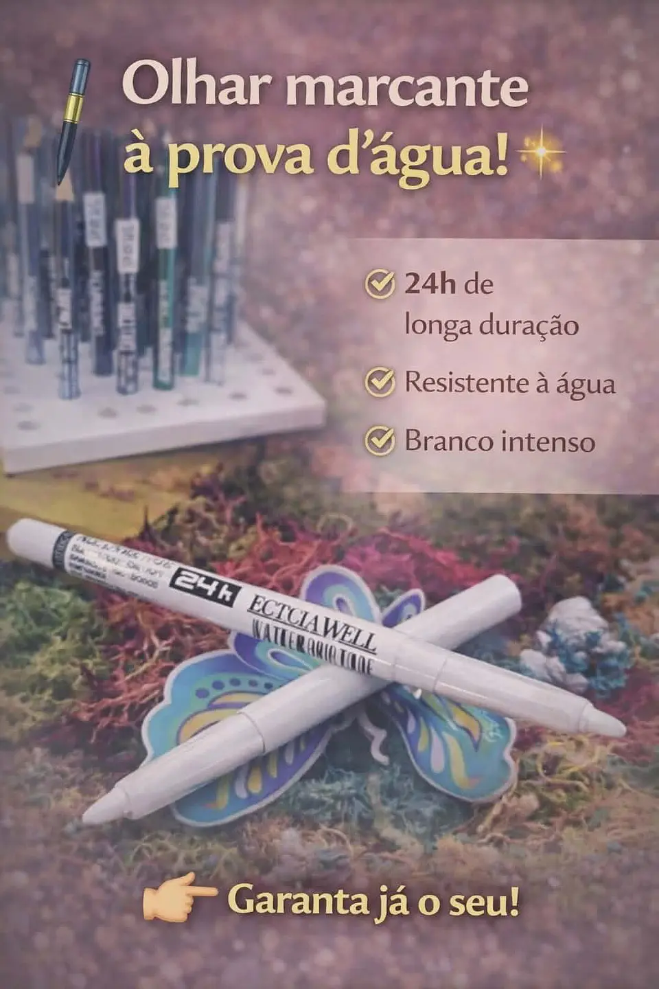 Lápis Delineador de Olhos Colorido – Precisão e Pigmentação Intensa 3
