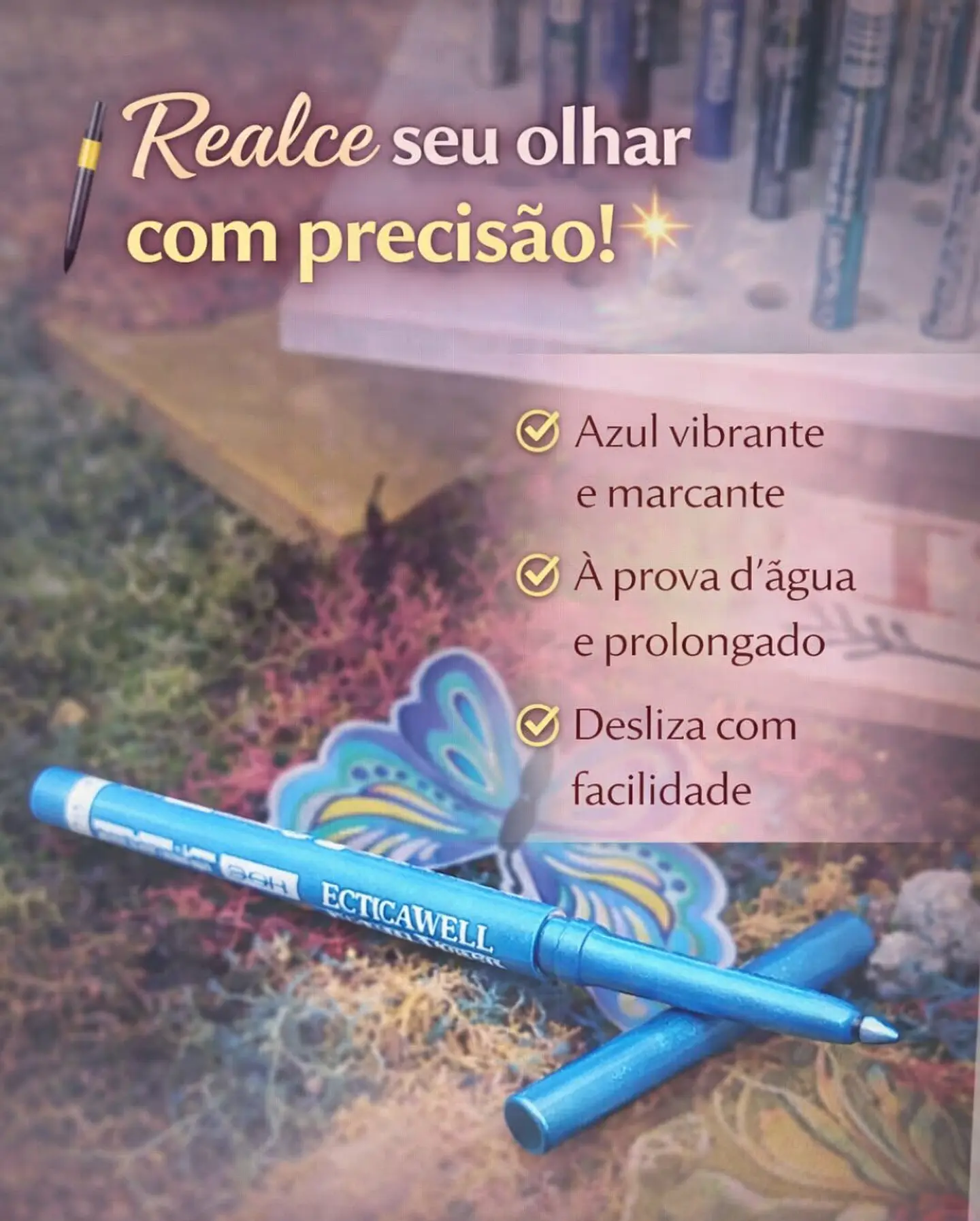 Lápis Delineador de Olhos Colorido – Precisão e Pigmentação Intensa 6