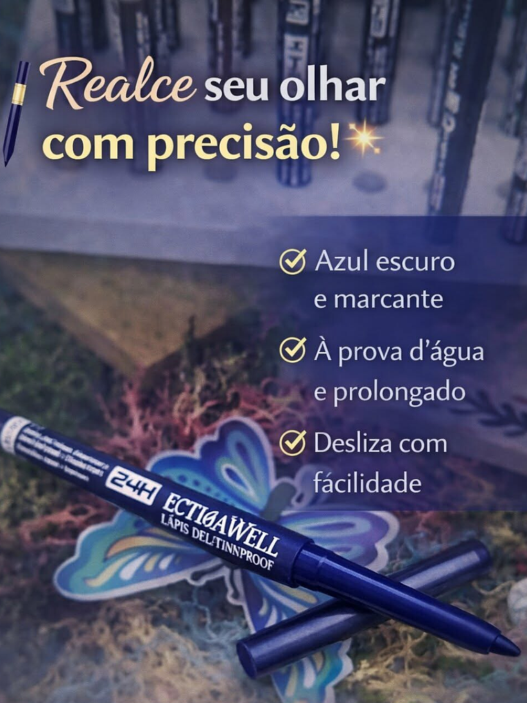 Lápis Delineador de Olhos Colorido – Precisão e Pigmentação Intensa 8