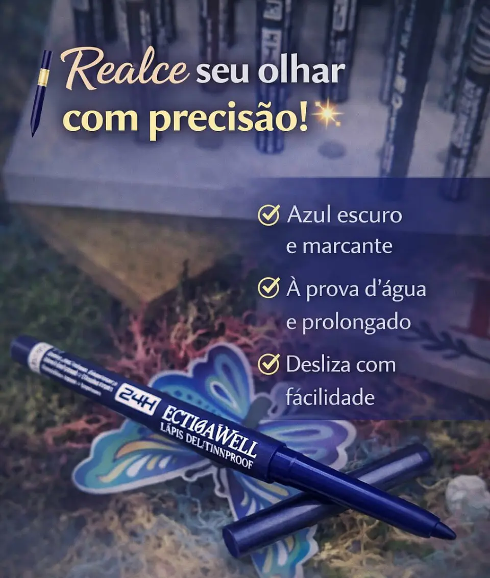 Lápis Delineador de Olhos Colorido – Precisão e Pigmentação Intensa 8