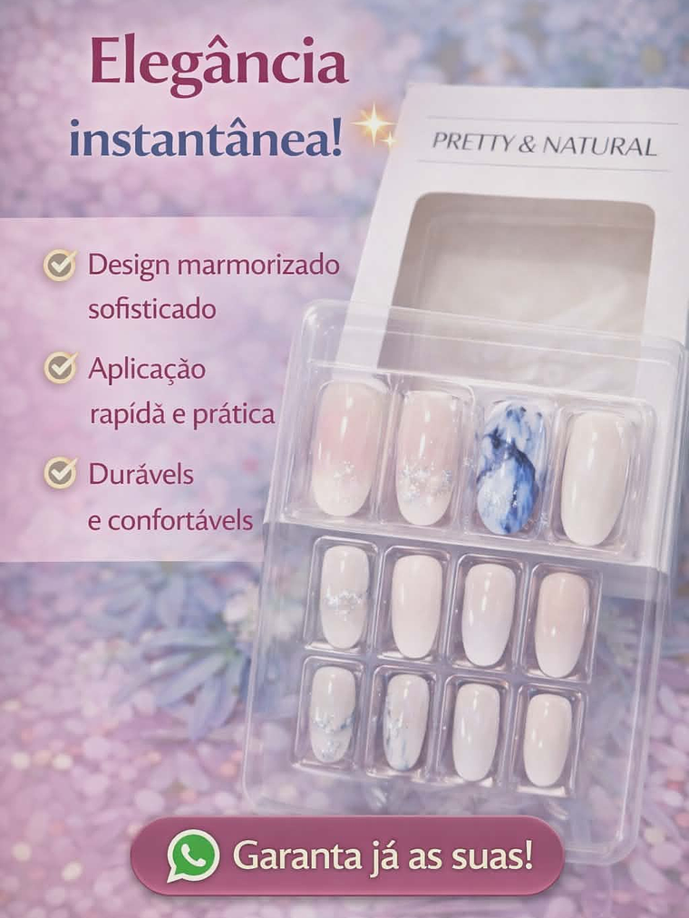 Kit de Unhas Postiças – Praticidade e Elegância para suas Mãos 3