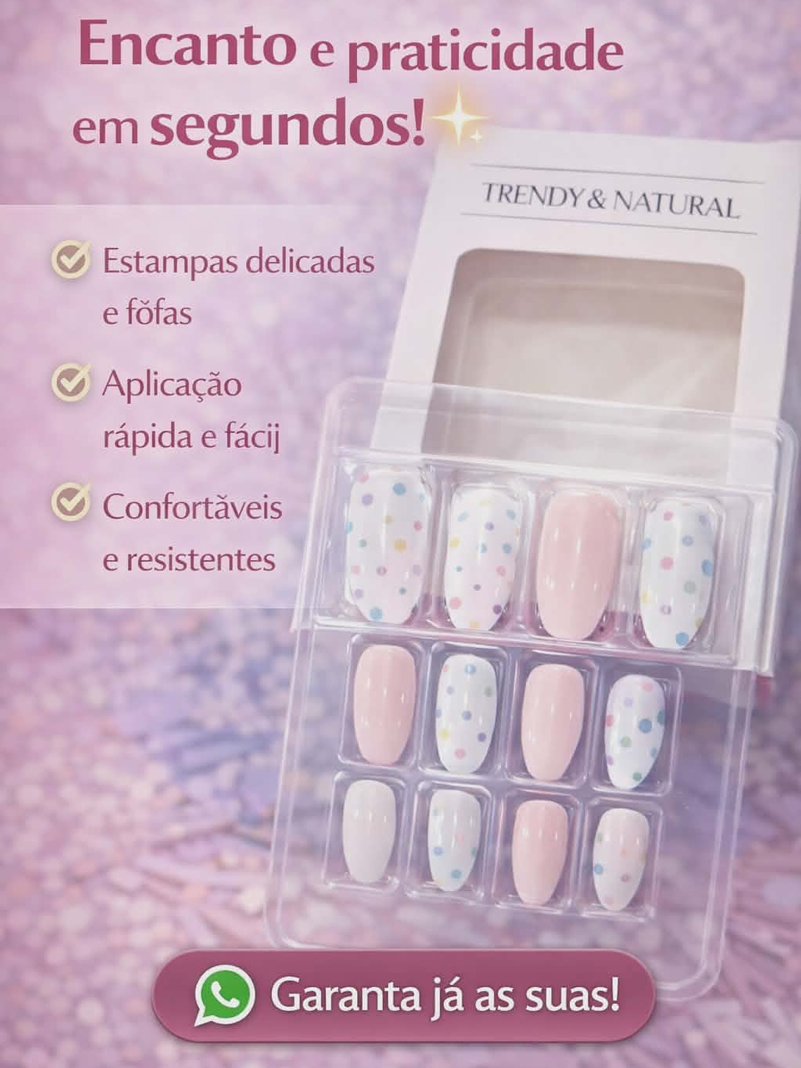 Kit de Unhas Postiças – Praticidade e Elegância para suas Mãos 5