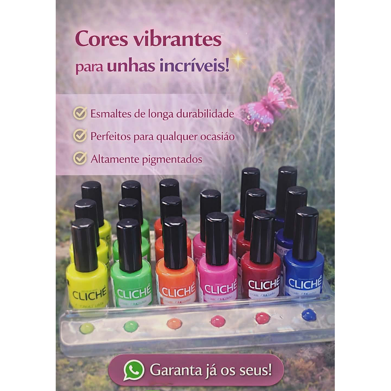 Esmalte Colorido – Brilho Intenso e Durabilidade Incrível