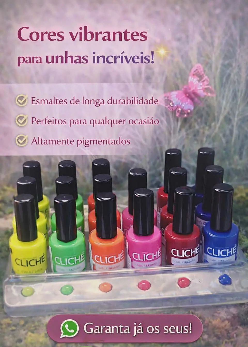 Esmalte Colorido – Brilho Intenso e Durabilidade Incrível 1