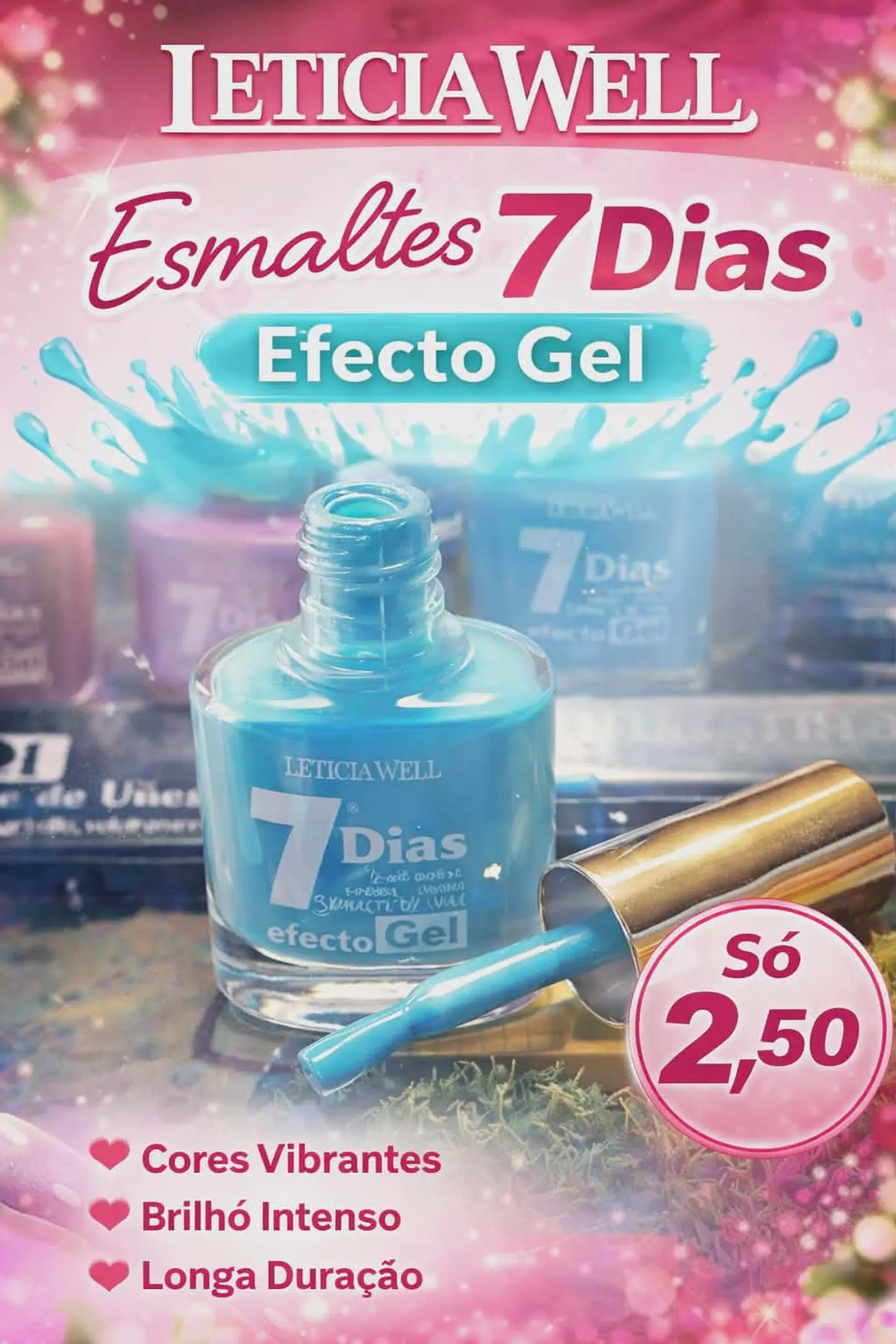 Esmalte 7 Days Gel – Brilho Intenso e Longa Duração 2