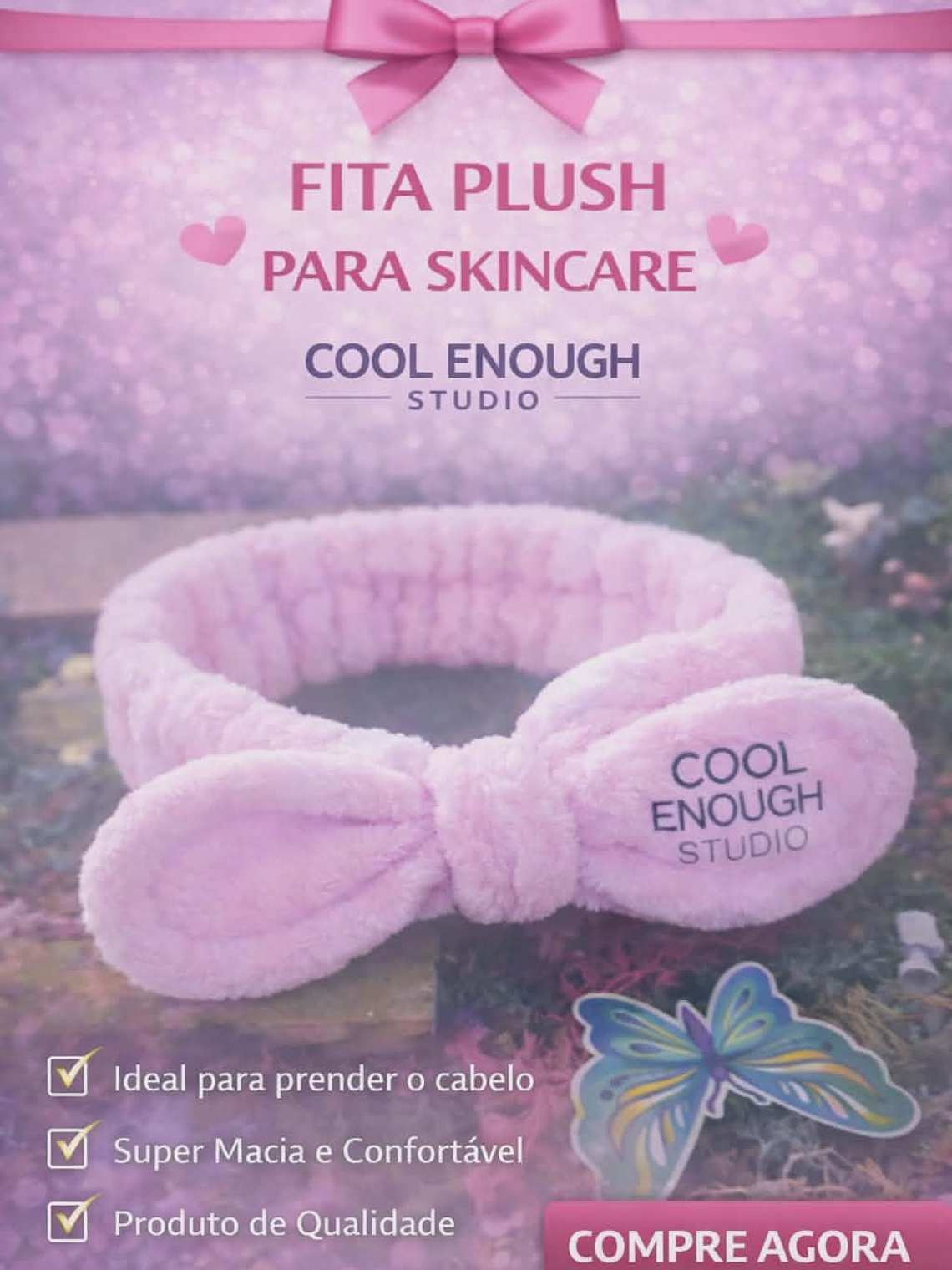 Faixa de Cabelo Atoalhada – Conforto e Praticidade para Skincare e Maquiagem 1