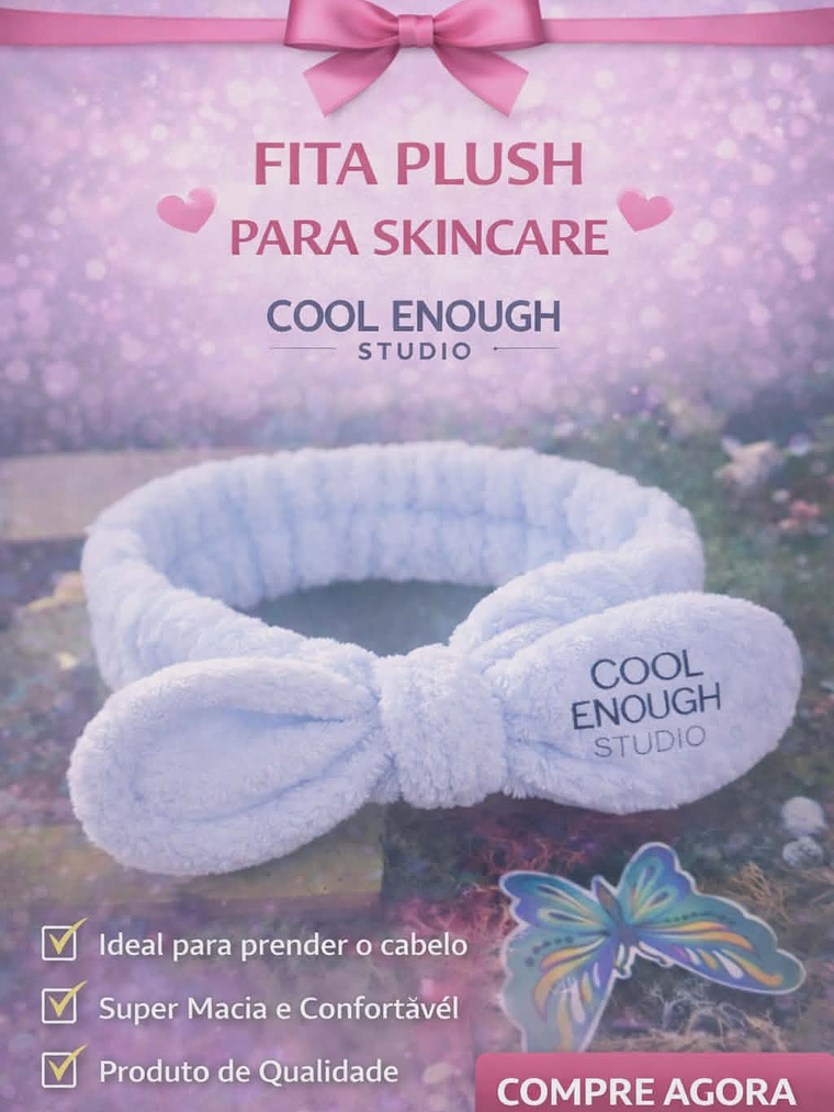 Faixa de Cabelo Atoalhada – Conforto e Praticidade para Skincare e Maquiagem 2