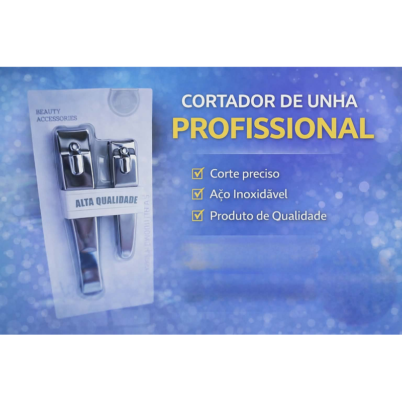 Kit Corta-Unhas 2 Peças – Precisão e Durabilidade