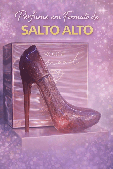 Perfume Feminino em Formato de Sapato – Elegância e Sofisticação em Cada Fragrância