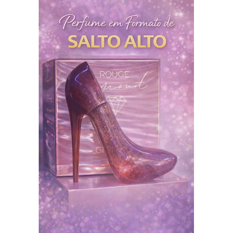Perfume Feminino em Formato de Sapato – Elegância e Sofisticação em Cada Fragrância